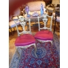Paire de chaises rouges St LouisXV. Ep: Napoléon lll
