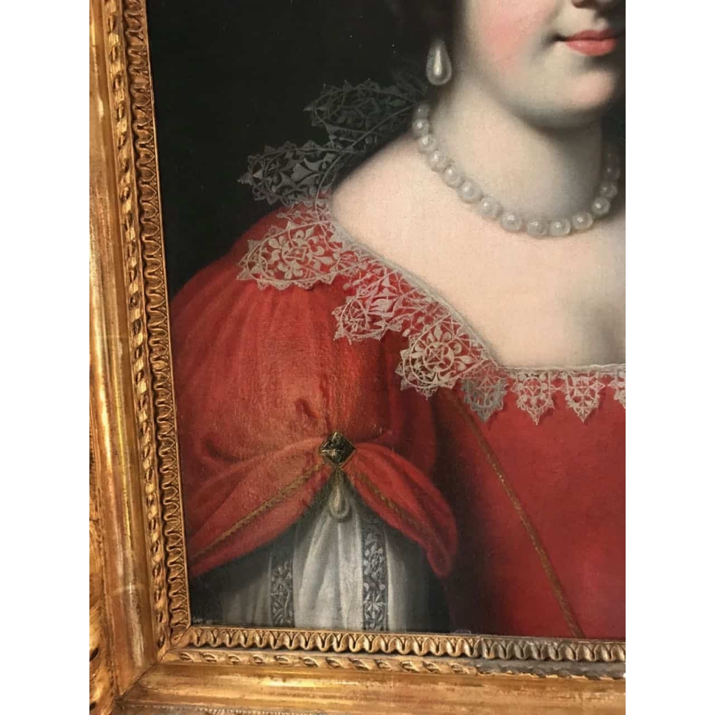 Peinture sur toile, école française 1630. Ref: Charles 05 | Biron Peinture sur toile, école française 1630. Ref: Charles 05