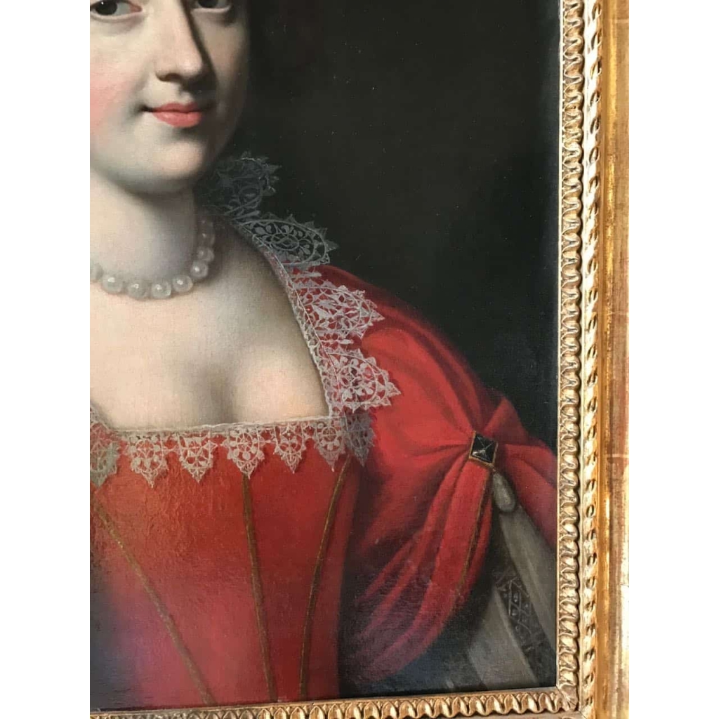 Peinture sur toile, école française 1630. Ref: Charles 05 | Biron Peinture sur toile, école française 1630. Ref: Charles 05