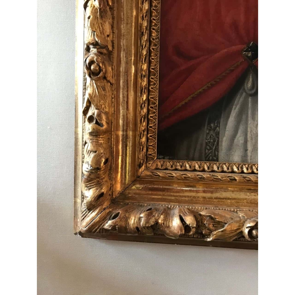 Peinture sur toile, école française 1630. Ref: Charles 05 | Biron Peinture sur toile, école française 1630. Ref: Charles 05