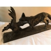 Bronze « Le renard », signé Drouot. Ref:162. | Biron Bronze "Le renard", signé Drouot. Ref:162.