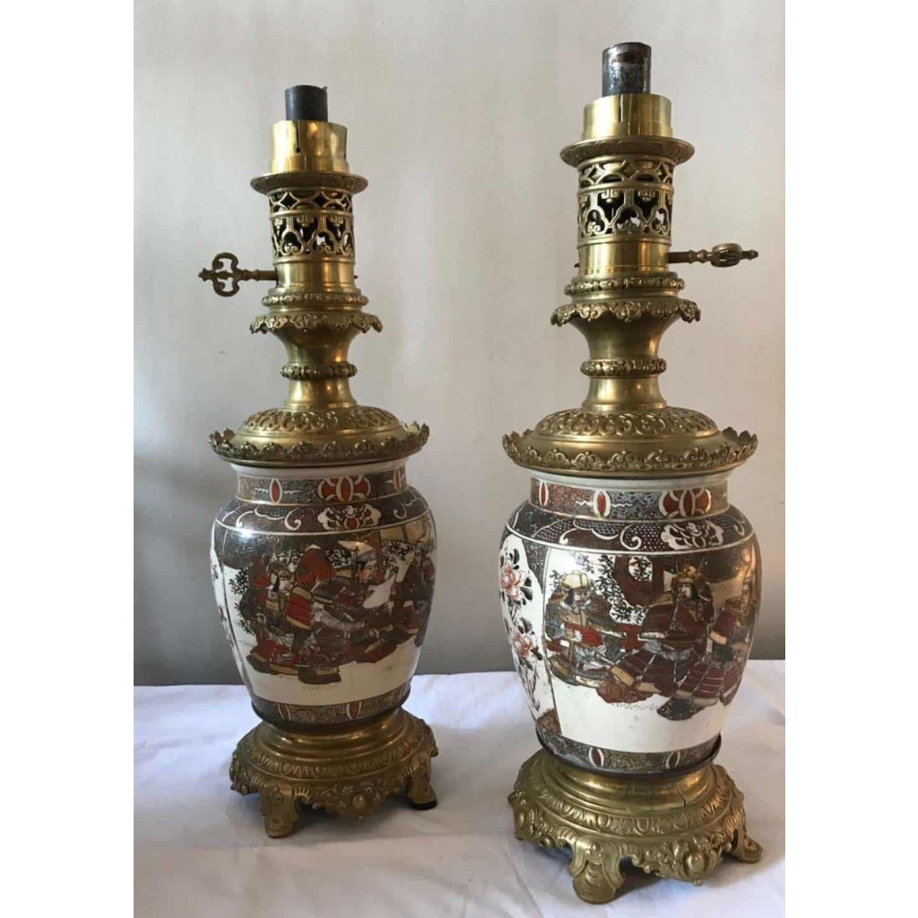 Paire de lampes SATSUMA. Ref: Charles 04. | Biron |||||||
