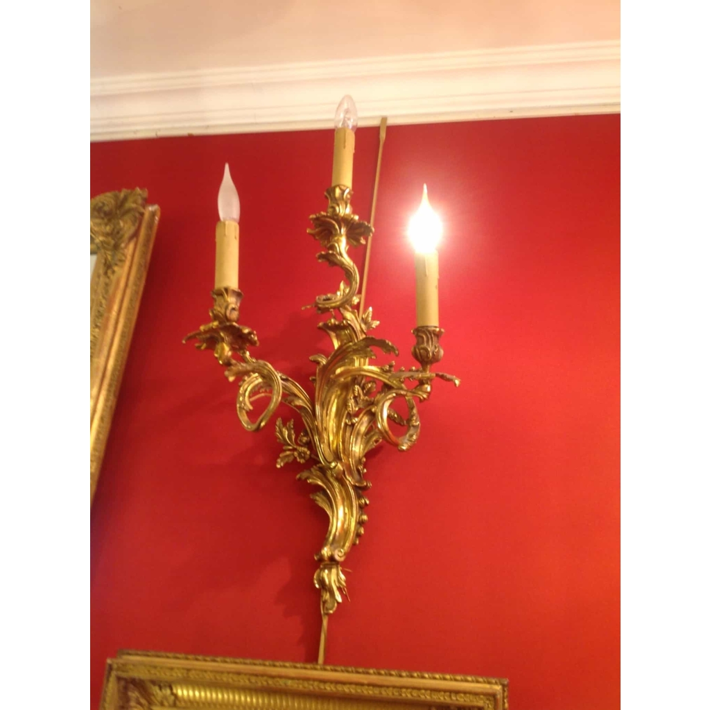 Paire d’Appliques S Louis XV | Biron |