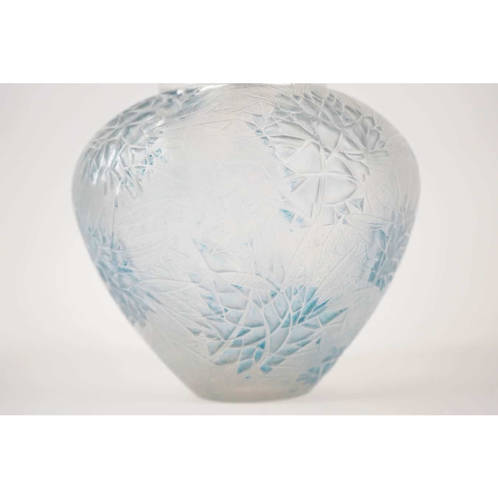 R lalique vase « Esterel « ou « Laurier rose » | Biron R lalique vase "Esterel "ou "Laurier rose"