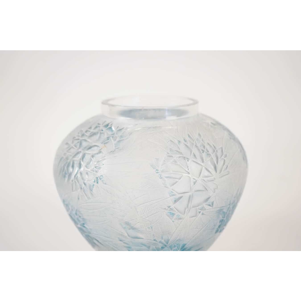 R lalique vase « Esterel « ou « Laurier rose » | Biron R lalique vase "Esterel "ou "Laurier rose"
