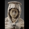 L’Education de la Vierge. Pierre sculptée, Est de la France avant 1550. | Biron L’Education de la Vierge. Pierre sculptée, Est de la France avant 1550.