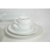 Lalique & Limoges Service de Table « Damassé Platine » | Biron Lalique & Limoges Service de Table "Damassé Platine"