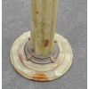 1970′ Colonne Onyx Et bronze Doré Style Corynthien | Biron 1970' Colonne Onyx Et bronze Doré Style Corynthien