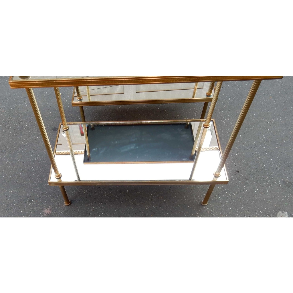 1970′ Paire de Tables Ou Etagéres Maison Bagués, 60 X 30 cm | Biron 1970' Paire de Tables Ou Etagéres Maison Bagués, 60 X 30 cm
