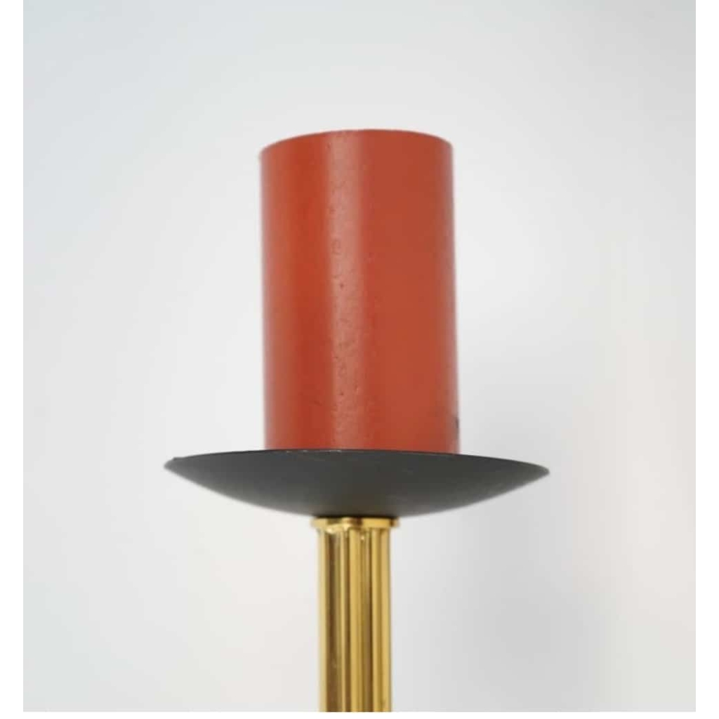 Paire d'Appliques Torchère Maison Honoré 1960