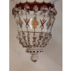 1950/60 Lustre Ou Lanterne Baccarat Overlay | Biron 1950/60 Lustre Ou Lanterne Baccarat Overlay