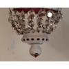 1950/60 Lustre Ou Lanterne Baccarat Overlay | Biron 1950/60 Lustre Ou Lanterne Baccarat Overlay
