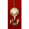 1970′ Lustre Mongolfiére Métal Peint Couleurs France | Biron 1970' Lustre Mongolfiére Métal Peint Couleurs France
