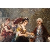 La promenade en barque par Jules Noël ( 1810-1881)
