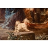 La promenade en barque par Jules Noël ( 1810-1881)