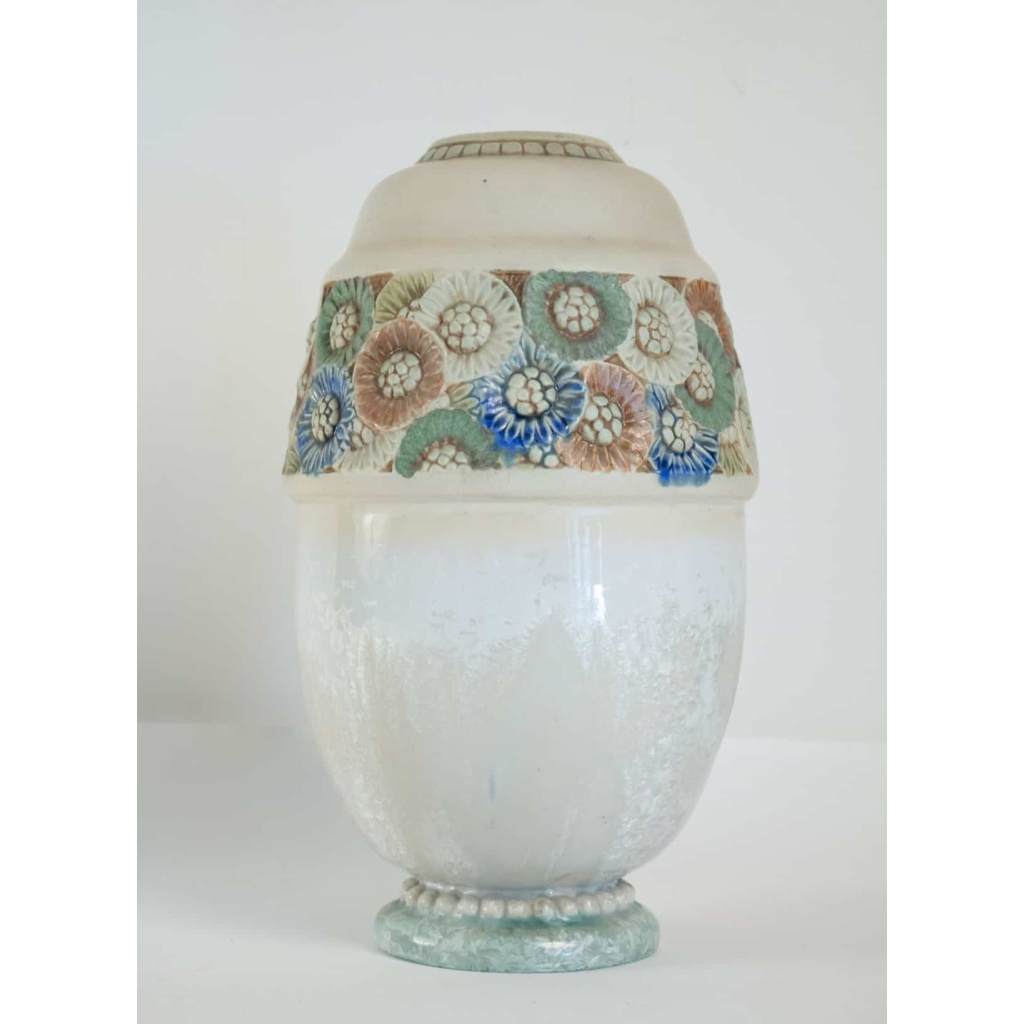 Vase en céramique, art deco par Joseph Mougin (1876-1961) | Biron |||||||