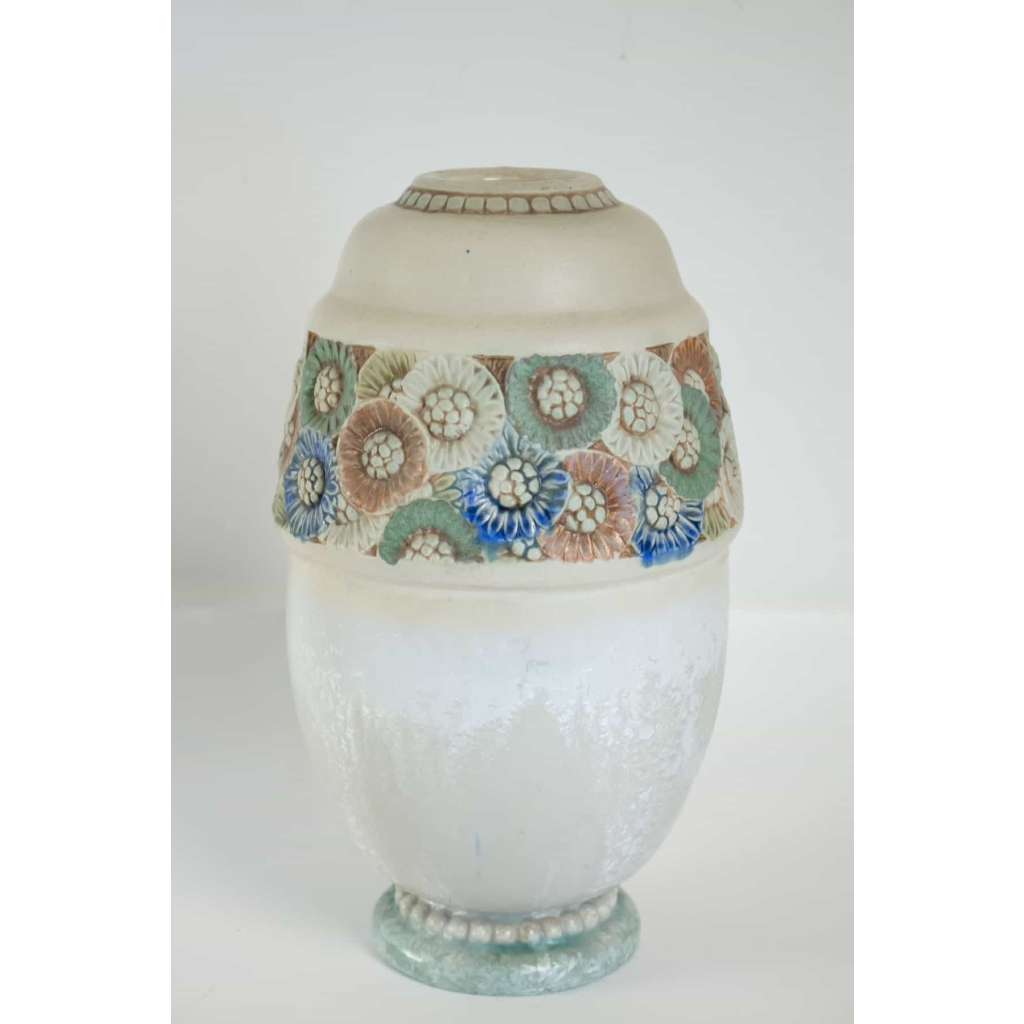Vase en céramique, art deco par Joseph Mougin (1876-1961) | Biron Vase en céramique, art deco par Joseph Mougin (1876-1961)