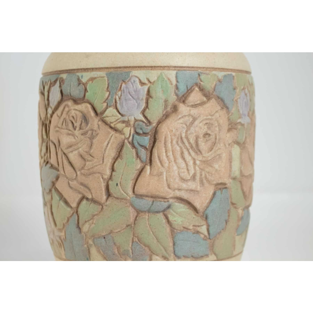 Vase ovoïde en céramique art déco, signé Joseph Mougin (1876 – 1961 ) | Biron Vase ovoïde en céramique art déco, signé Joseph Mougin (1876 - 1961 )
