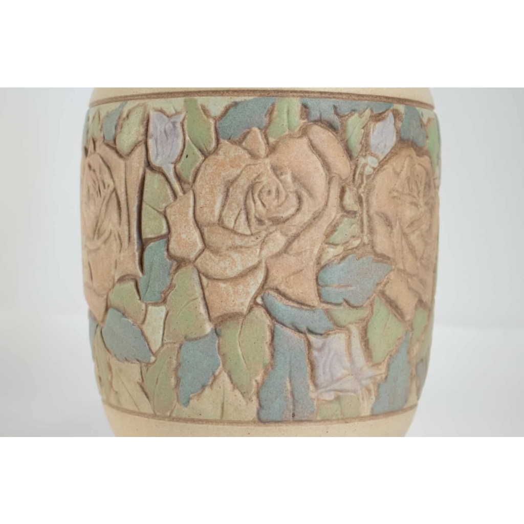 Vase ovoïde en céramique art déco, signé Joseph Mougin (1876 – 1961 ) | Biron Vase ovoïde en céramique art déco, signé Joseph Mougin (1876 - 1961 )