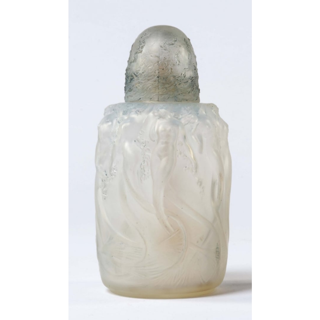 René LALIQUE (1860-1945) Brûle Parfum »Sirènes » Opalescent | Biron ||