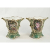 Vases de mariès en Porcelaine de Paris, céramique XIXème. | Biron ||||||||||