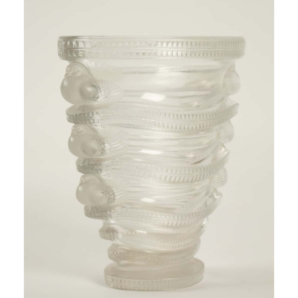 René LALIQUE (1860-1945) Vase « St Marc » | Biron René LALIQUE (1860-1945) Vase "St Marc"