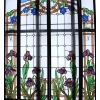 VITRAUX A DECOR D’IRIS ET DE CLEMATITES | Biron |||||