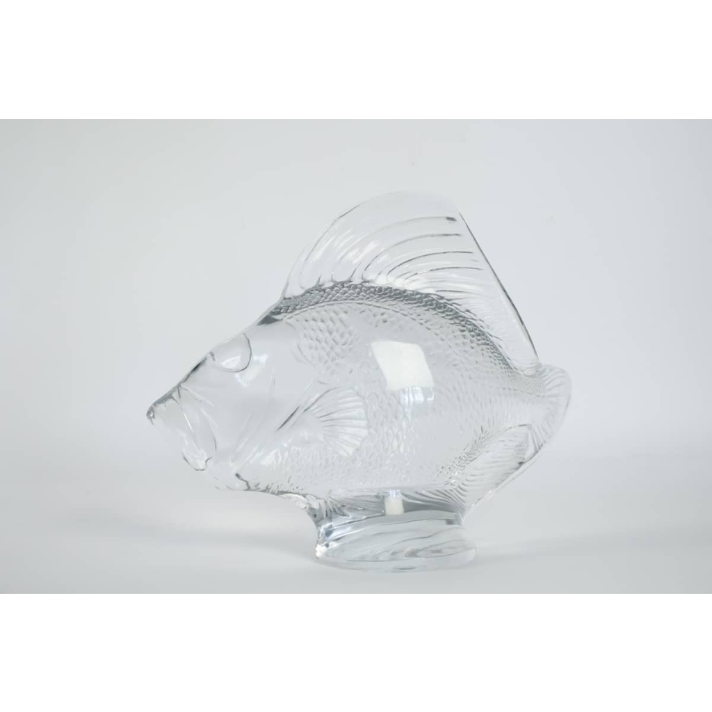 R Lalique Motif Decoratif Lalique Glass Fish | Biron R Lalique Motif Decoratif Lalique Glass Fish