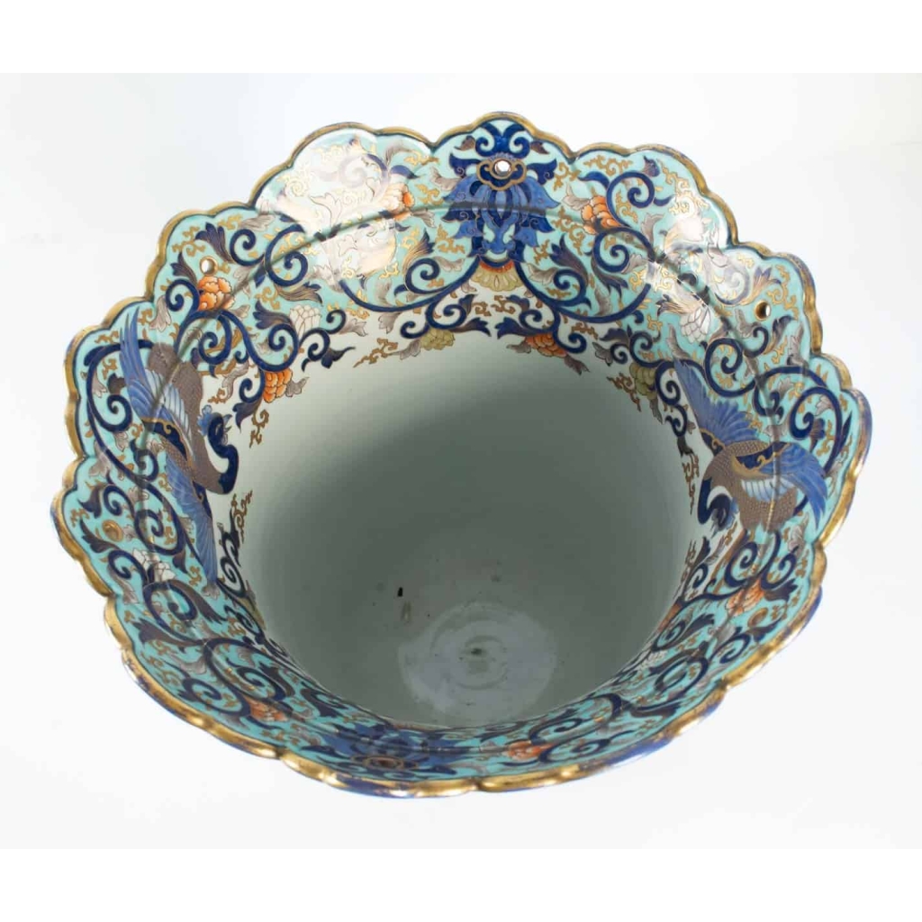 Importante Paire De Vases Du Japon Signés Fuqukawa, Milieu Du XIXème Siècle | Biron Importante Paire De Vases Du Japon Signés Fuqukawa, Milieu Du XIXème Siècle