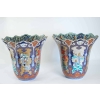 Importante Paire De Vases Du Japon Signés Fuqukawa, Milieu Du XIXème Siècle | Biron Importante Paire De Vases Du Japon Signés Fuqukawa, Milieu Du XIXème Siècle