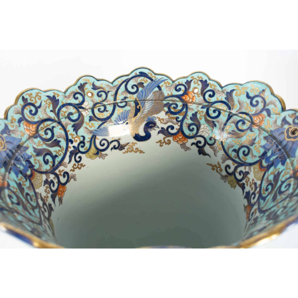 Importante Paire De Vases Du Japon Signés Fuqukawa, Milieu Du XIXème Siècle | Biron Importante Paire De Vases Du Japon Signés Fuqukawa, Milieu Du XIXème Siècle