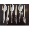 Jean Puiforcat 1926 « CABOURG » 3 Couverts Dessert | Biron ||||||