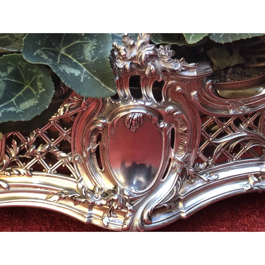 Jardinière Argent Massif France circa 1880 | Biron Jardinière Argent Massif France circa 1880