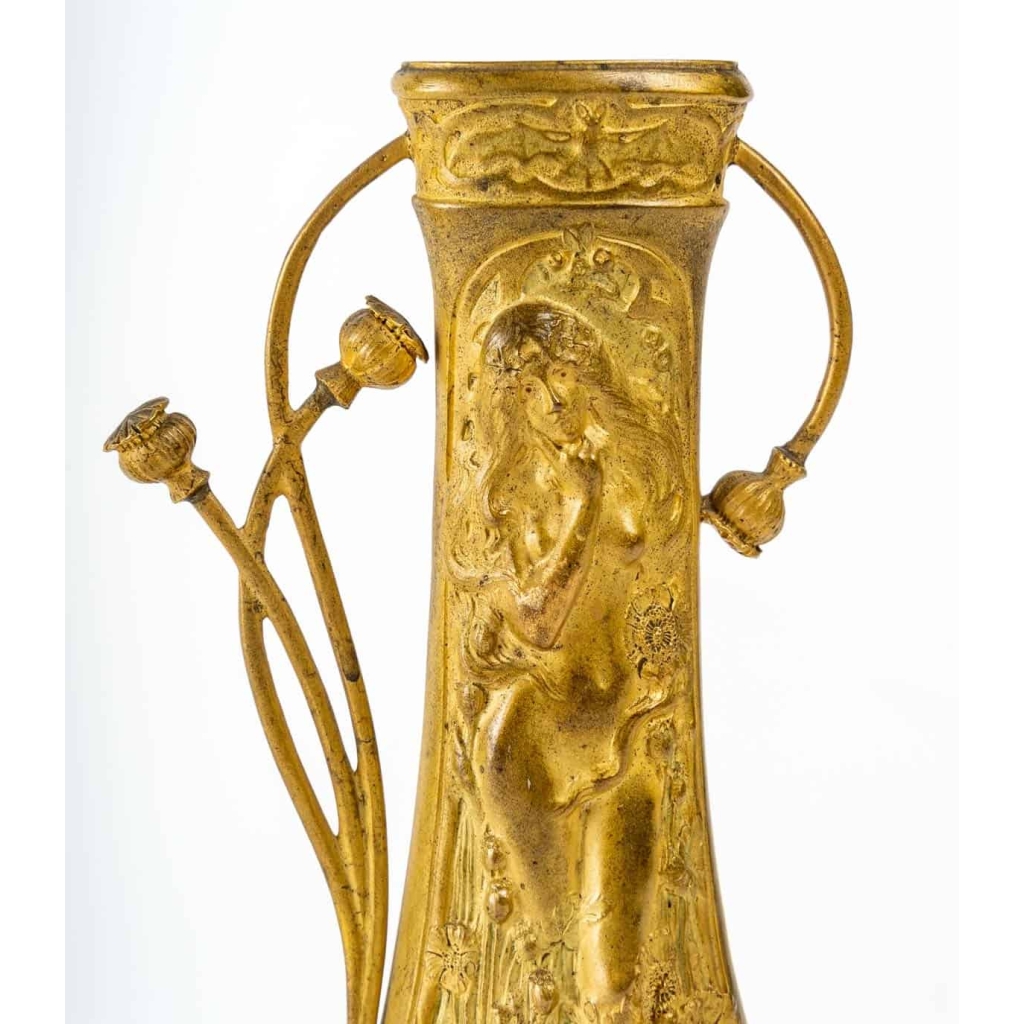 Vase Signé De Charles Korschann et Louchet