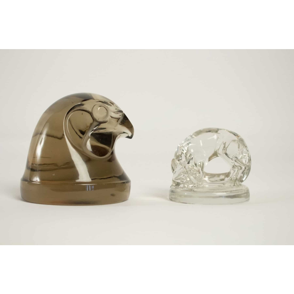 René lalique Topaze » Tête d Epervier » 1928 | Biron René lalique Topaze " Tête d Epervier" 1928