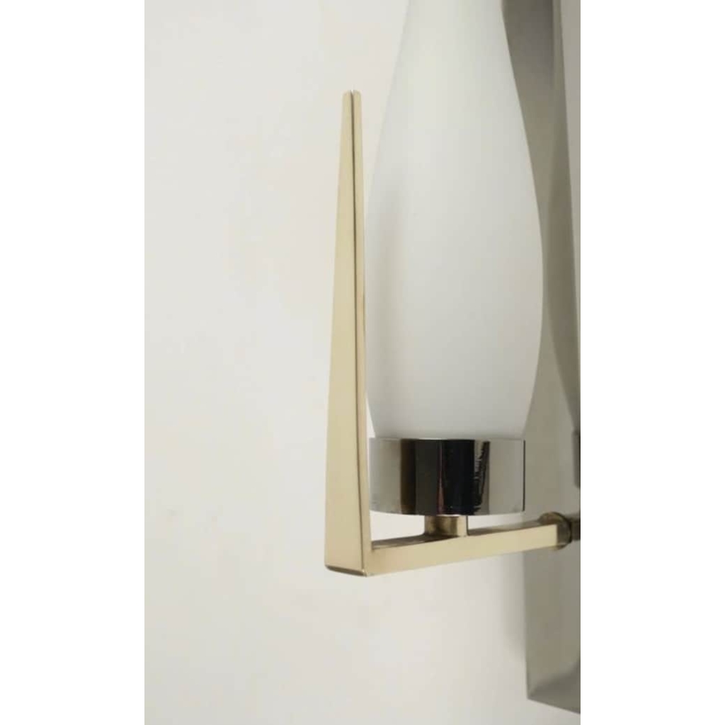Paire d’Appliques Maison Lunel 1950 4