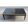 1950/70 Table Basse Bois Laqué Noir Maison Jansen 120 x 80 | Biron 1950/70 Table Basse Bois Laqué Noir Maison Jansen 120 x 80