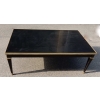 1950/70 Table Basse Bois Laqué Noir Maison Jansen 120 x 80 | Biron 1950/70 Table Basse Bois Laqué Noir Maison Jansen 120 x 80