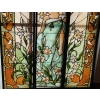 VITRAUX ART NOUVEAU FEMME AUX LYS | Biron VITRAUX ART NOUVEAU FEMME AUX LYS