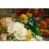 Eugène Henri Cauchois (1850 - 1911): Jetée de chrysanthèmes.