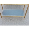 1950/70′ Paire De Bouts De Canapé Rectangulaires Maison Bagués Laiton et Bronze Plateaux Feuilles d or Fixées Sous Verre et Avec Flammes Olympiques 64 X 29 cm | Biron 1950/70' Paire De Bouts De Canapé Rectangulaires Maison Bagués Laiton et Bronze Plateaux Feuilles d or Fixées Sous Verre et Avec Flammes Olympiques 64 X 29 cm