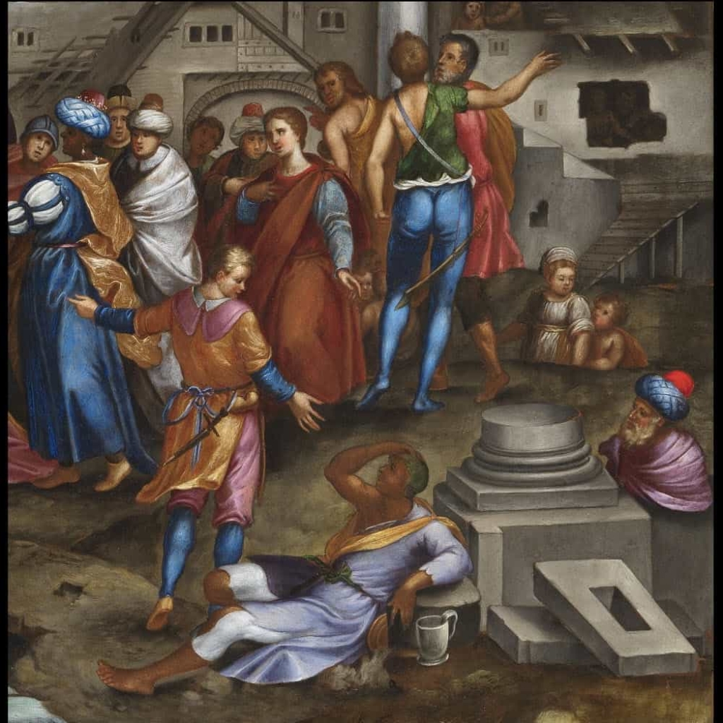 Adoration des Mages – Ecole génoise, entourage de Battista Castello fin du XVIème siècle.