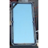 1900′ Miroir Venise Rouge et Or à Motifs de Fleurs Eglomisées 200 X 100 cm | Biron |||||||||