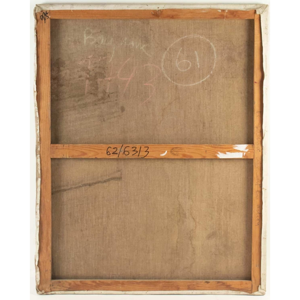 Paul Ackerman (1908-1981) Composition Huile Sur Toile. | Biron Paul Ackerman (1908-1981) Composition Huile Sur Toile.