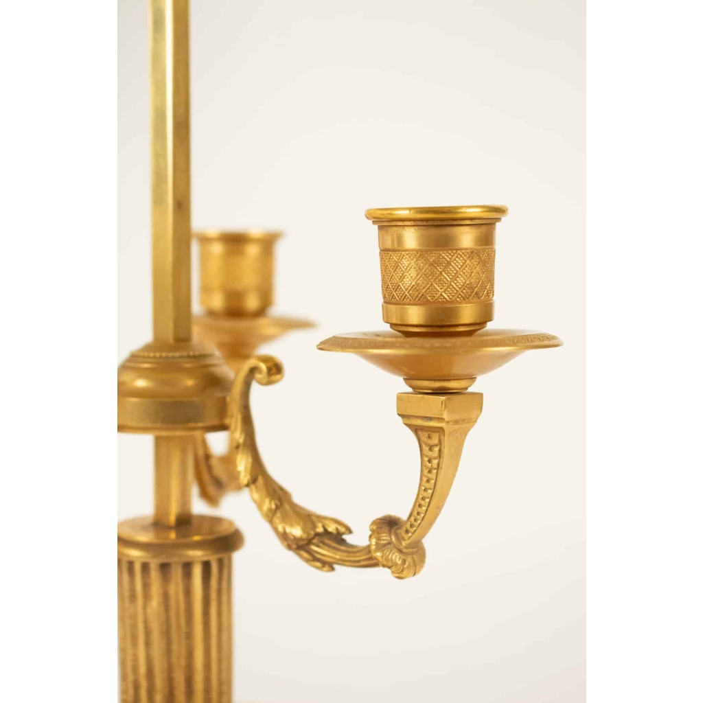 Lampe bouillotte de style Directoire. | Biron Lampe bouillotte de style Directoire.