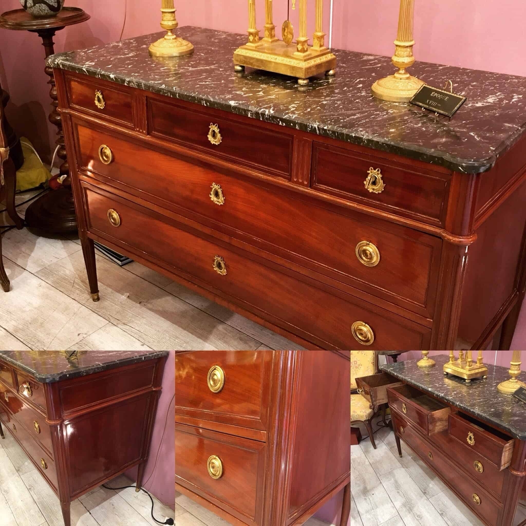 Commode louis XVI estampillée Viez | Biron 