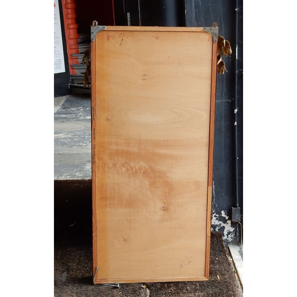1970′ Miroir Au Palmier Maison Jansen Eclairant Piéce Unique et Originale par Barbier | Biron 1970' Miroir Au Palmier Maison Jansen Eclairant Piéce Unique et Originale par Barbier