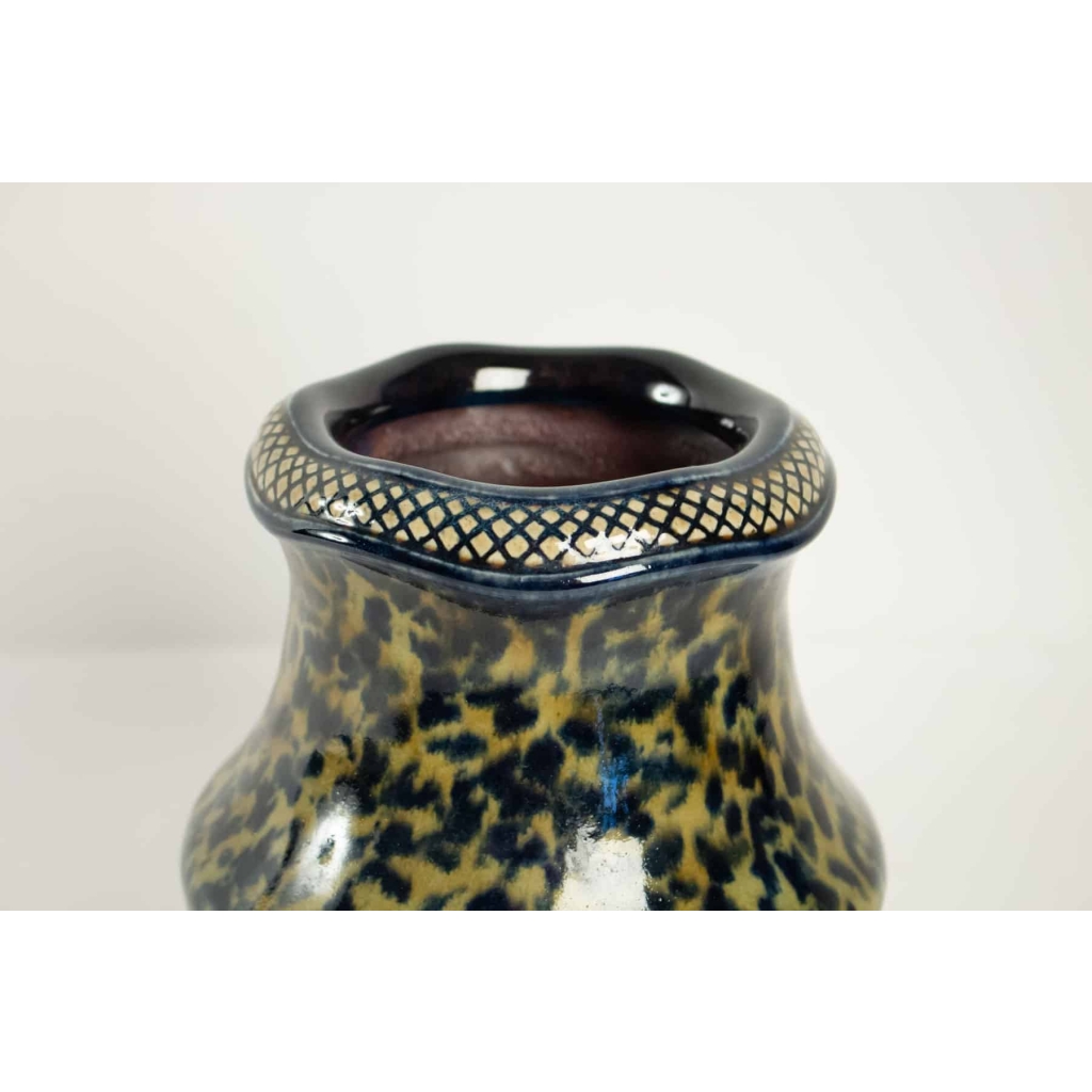 Frédéric Kiefer ( 1894 -1977 ) – vase balustre en céramique, année art deco | Biron Frédéric Kiefer ( 1894 -1977 ) - vase balustre en céramique, année art deco