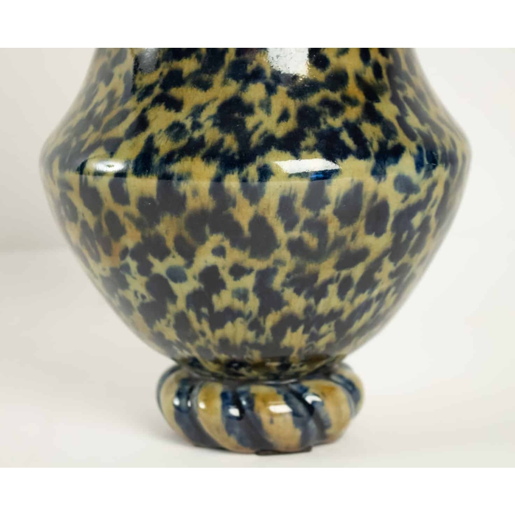 Frédéric Kiefer ( 1894 -1977 ) – vase balustre en céramique, année art deco | Biron Frédéric Kiefer ( 1894 -1977 ) - vase balustre en céramique, année art deco