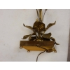 1970' Lampe aux Plantins Style Maison Jansen
